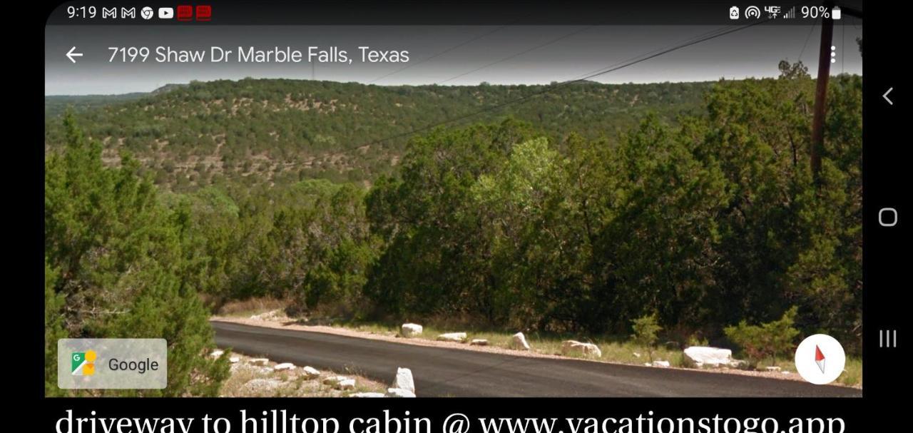 Entire 2Br 2Ba Hilltop View Home Sleeps 7 Pets 4 Acres Jacuzzi Central Ac Kingbeds Free Wifi-Parking Kitchen Washerdryer Starry Terrace Two Sunset Dining Patios Grill Stovetop Oven Fridge Onsitewoodedhiking Wildlife Coveredpatio4Pets & Birds Singing! Marble Falls Kültér fotó